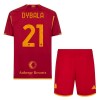 Conjunto (Camiseta+Pantalón Corto) AS Roma Dybala 21 Primera Equipación 23-24 - Niño